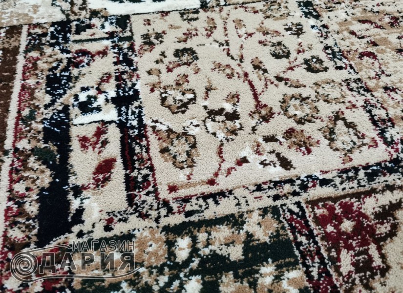 Тъкан персийски килим Blue stones 3675_beige